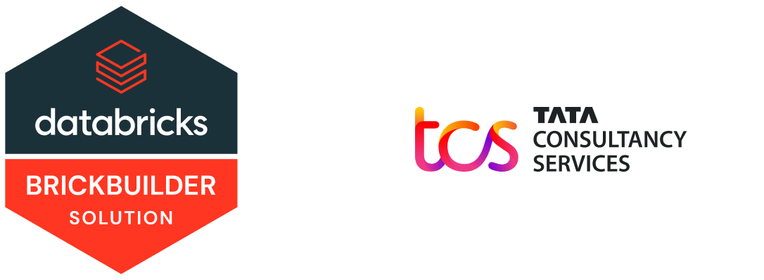 Databricks x TCS Logo Lock Up